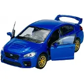 Welly Subaru Impreza WRX STI Model Auto Metaal Blauw 1:34 Nieuw