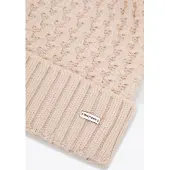 WITTCHEN - Damesschap - Viscose - Fijn Weefpatroon - Beige