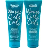 Umberto Giannini Waves, Curls & Coils Shampoo & Conditioner - 2x250ml