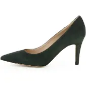 Evita Pumps 'ARIA' donkergroen