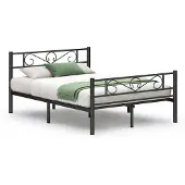Vasagle Metalen tweepersoonsbedframe, Zwart