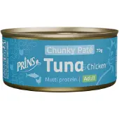 Prins 24x Chunky Paté Kattenvoer Nat Tonijn & Kip 70 Gr