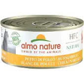 Almo nature cat kippenborst - 24x70 gr - Kattenvoer