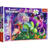 Trefl Puzzel 100 Stukjes: Draak Diplodocus en Vrienden