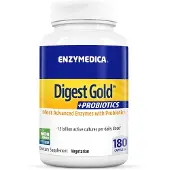 Enzymedica - Digest Gold + Probiotica, 180 capsules