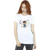 Disney Dames/Dames Encanto Mirabel Vlinder Katoenen Vriend T-shirt (Wit)