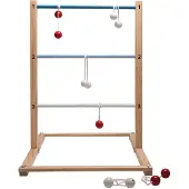 BS Toys Slingerspel - Werpspel voor Kinderen en Volwassenen - Hout - Slingerspel - Laddergolf - Buitenspeelgoed - Buitenspel - Werpspel - Buitenspeelgoed - Buitenspel - Buiten Spellen - Tuin Speelgoed