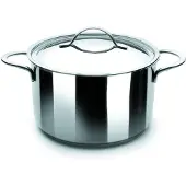 Ibili NOAH 605216 Kookpan met deksel, roestvrij staal, diameter 16 cm, geschikt voor inductiekookplaten