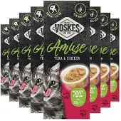 Voskes 8x Kattensnack Mousse Tonijn&kip 7x30 Gr
