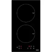 MPM 30-IM-06 - Inbouw Inductiekookplaat - 2 Kookzones - Touchbediening - Timer - Restwarmte-indicatie - Zwart Glas