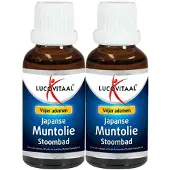 Lucovitaal 2x Japanse Muntolie Stoombad 30 Ml