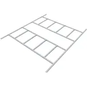 Pergart Vloerframe Tuinhuis Frankfurt Ii - Omvang 911 - 309x266x2,6cm