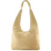 Bear design Suède Shopper Tamara Bisquit