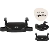 Graco Booster Basic - Autostoel verhoger - Zonder rugleuning - Black - 135 tot 150 cm (ca. 7 tot 12 jaar) - R129