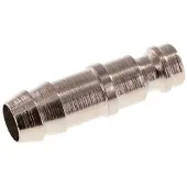 Parker Gehard staal DN 5 Luchtkoppeling Insteeknippel 9 mm Slangpilaar [2 Stuks]