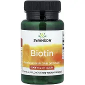 Swanson Health , Biotine, 5,000 mcg, 100 Capsules