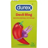 Durex Little Devil - vibrerende penisring - siliconen - paars