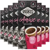 Voskes 8x Kattensnack Mousse Vis In Saus 7x30 Gr