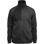 Jobman 5141 Sweatshirt Full-Zip Heren Zwart maat M heren