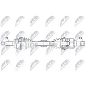 NTY NPW-MS-100 Aandrijfas