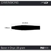 Red Dragon Seren Onyx 4 90% - Dartpijlen