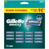 Gillette Mach3 - Navulmesjes - Voor Mannen - 15 Navulmesjes