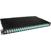 ACT FA2037 Fiber Panel 24 x Duplex LC Multimode OM3