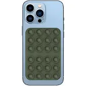 Rixus RXPH40D Suction Cup Mirror Phone Holder Dark Green