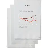 Rexel L-map A4 Transparant Harde folie 110 micron 50 Stuks