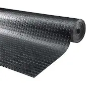 Ivol Rubber loper / rubbermat op rol Cirkel 3mm - Breedte 120 cm