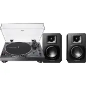 Audio-Technica Audio Technica AT-LP120XBT + ATH-SP3X Zwart