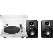 Audio-Technica Audio Technica AT-LP3XBT Wit + ATH-SP3X Zwart