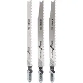 Bosch 2609256A12 3-delig Decoupeerzaagbladen-set 1-noks schacht 3 stuk(s)