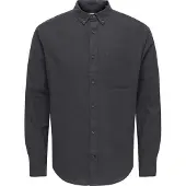 Only & Sons Overhemd 'Onsgudmund' zwart