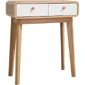 Loft 24 Cassie-Bureau - 2-laden - Eiken/Wit