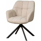 Tower Living Eetkamerstoel Alba Alpine - Naturel Stof - 67x66x86cm