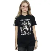 Disney Dames/Dames Elk Sprookje Heeft Een Schurk nodig Katoenen Vriendje T-shirt (Zwart)