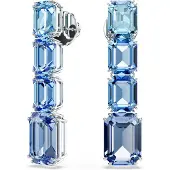 Swarovski Oorbellen blauw / lichtblauw