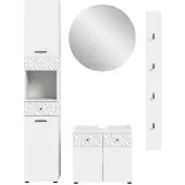Furnilux Prisma badkamercombinatie nb hoogglans mdf tz