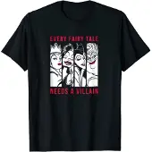 Disney Heren Elk sprookje heeft een schurk nodig Katoenen T-shirt (Zwart)