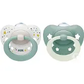 Nuk Classic | siliconen fopspenen | 2st. set | 18-36 maanden