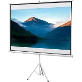 HOMCOM Projectiescherm Kunststof, metaal 203L x 152H cm Wit