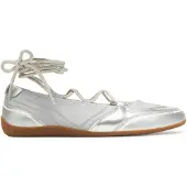 Karl lagerfeld JEANS Ballerina met riempjes 'Altia' zilver