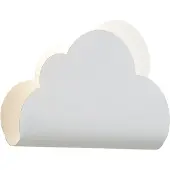 QAZQA Kinderwandlamp witte wolk met zon - Cloudy