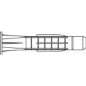 Toolcraft TO-5455128 Plug 72 mm 25 stuk(s)