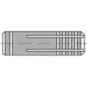 Toolcraft TO-5455491 Spreidplug 100 stuk(s)