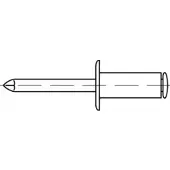 Toolcraft TO-5444403 Popnagel 6.4 mm RVS 250 stuk(s)