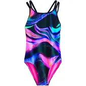 Next Badpak aqua / donkerblauw / pink / zwart