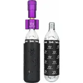 Peaty's Holeshot Road/Gravel Violet CO2 Inflator + 2 CO2 Cartridges (16g)