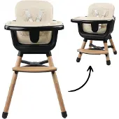 Ding Kinderstoel Wood Daily Beige